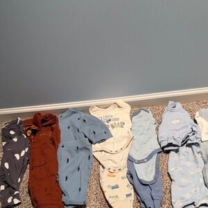 Boys 0-3 months outfit bundle